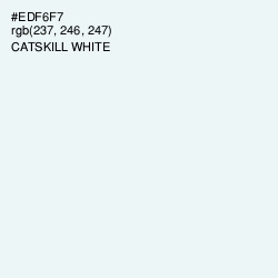 #EDF6F7 - Catskill White Color Image
